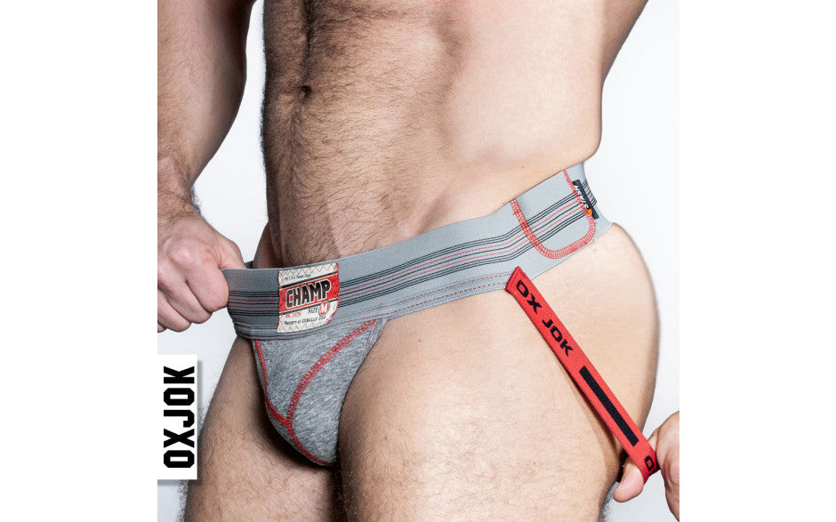 Oxballs Champ Vintage Jockstrap Gray Heather - Just for you desires