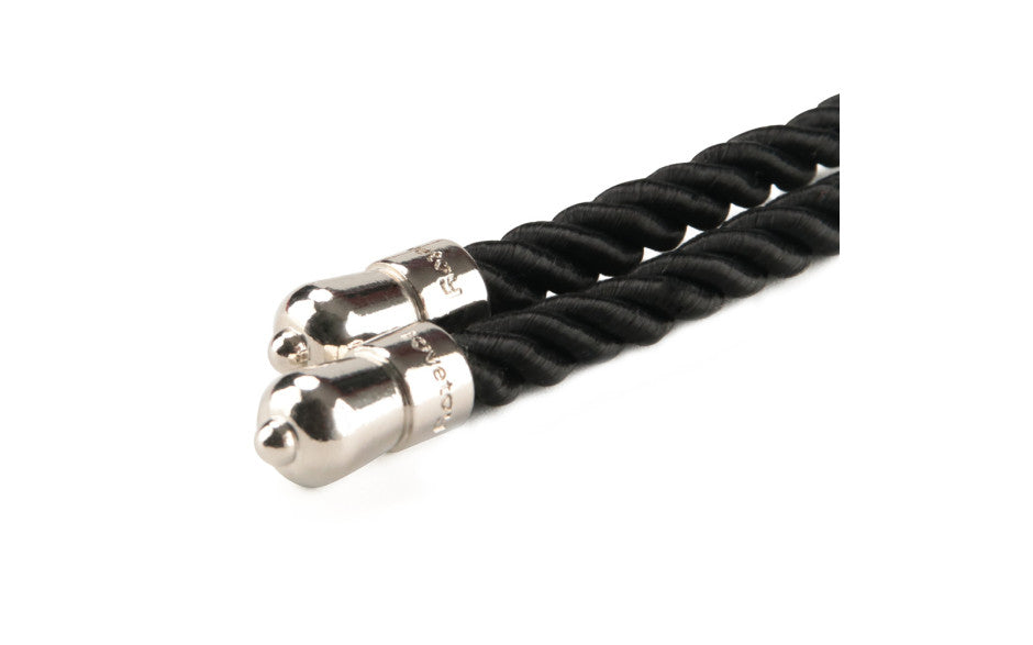 Rebellion Reign Ebony 10m Silky Bondage Rope Black - Just for you desires