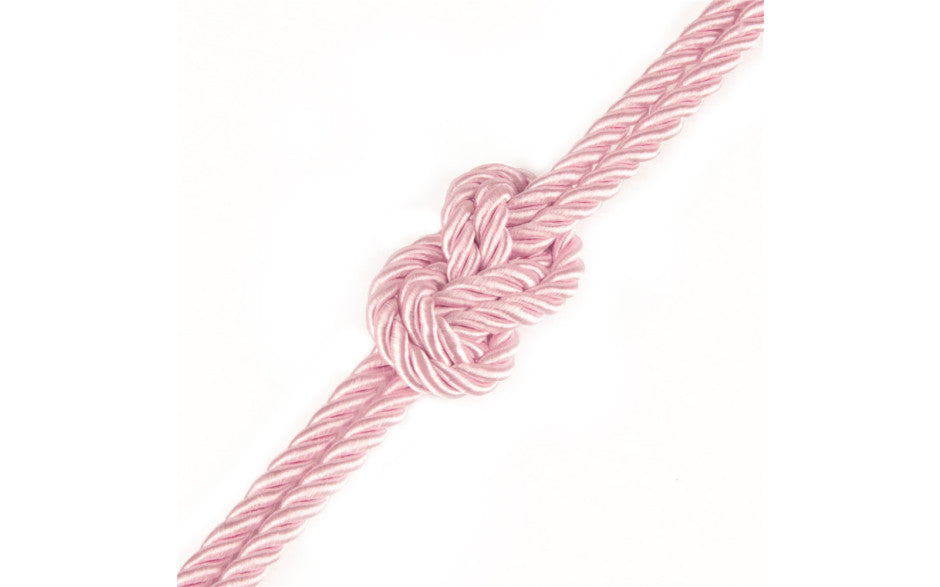 Rebellion Reign Rose 10m Silky Bondage Rope Pink - Just for you desires