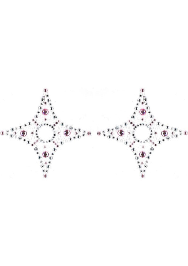 224219 - Crystal 4-Point Rhinestone Pasties - Just for you desires