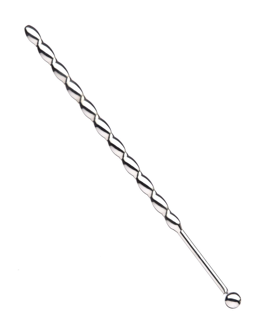 232101 - Kinki Range Stainless Steel Twisted Penis Plug 5.9 Inches - Just for you desires