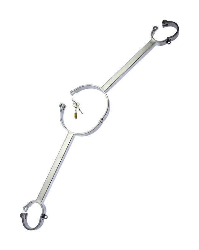 232395 - Kinki Range Male Spreader Bar With Neck Cuff - Just for you desires
