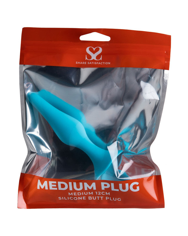 244339 - Share Satisfaction Medium Silicone Butt Plug - Just for you desires