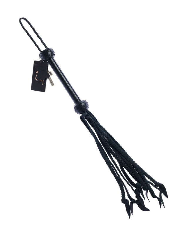 245020 - Bound X Braided Calf Leather Flogger - Just for you desires