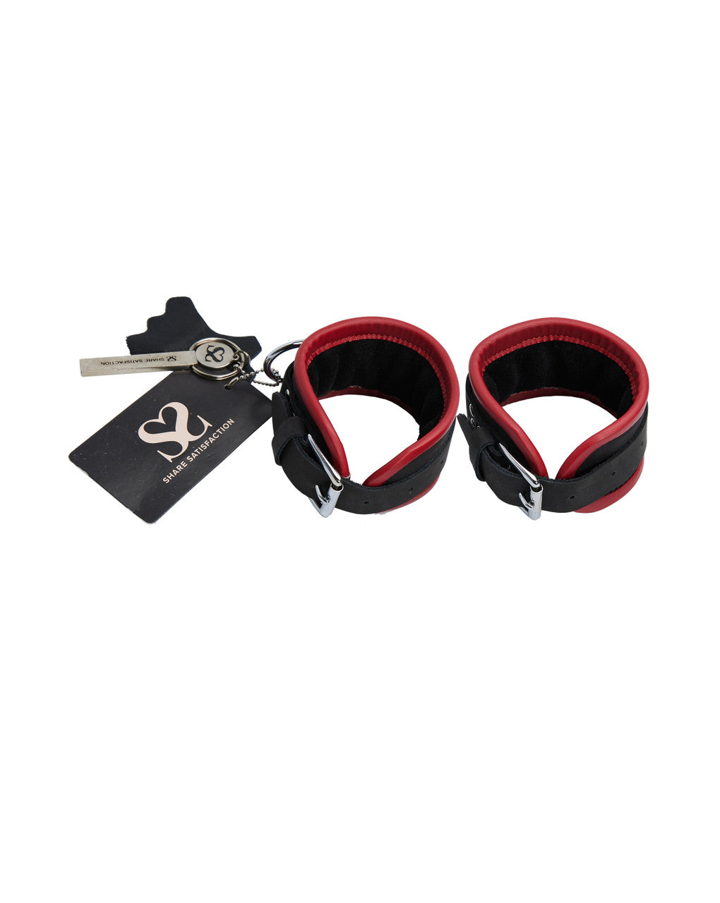 245344 - Bound X Rounded Nubuck Leather Wrist Cuffs - Just for you desires