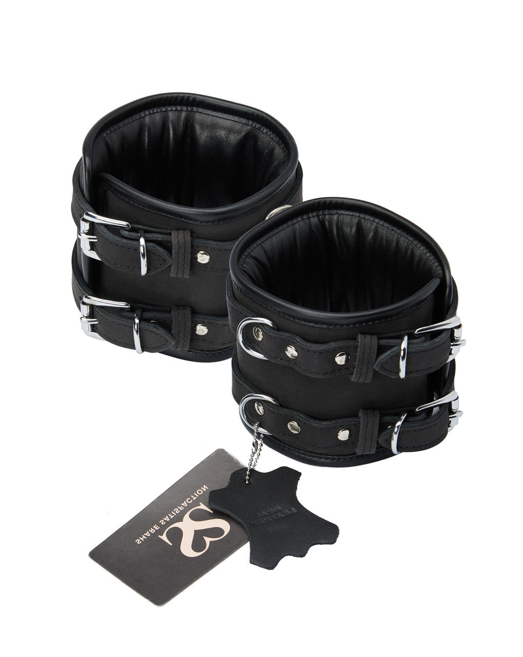 245351 - Bound X Double Wide Nubuck Leather Ankle Cuffs - Just for you desires