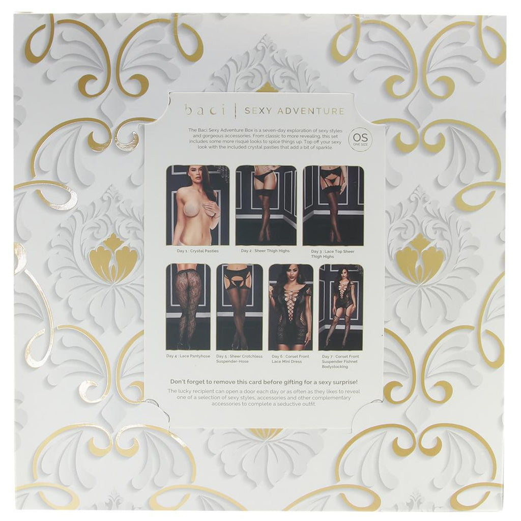 248423 - Baci 7 Day Hosiery Adventure Box - Just for you desires