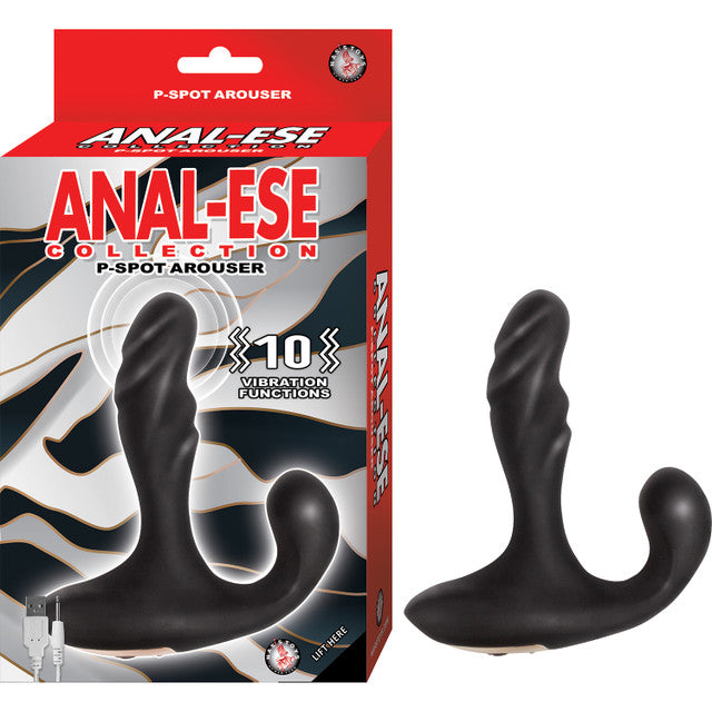 ANAL-ESE COLLECTION P-SPOT AROUSER-BLACK - Just for you desires