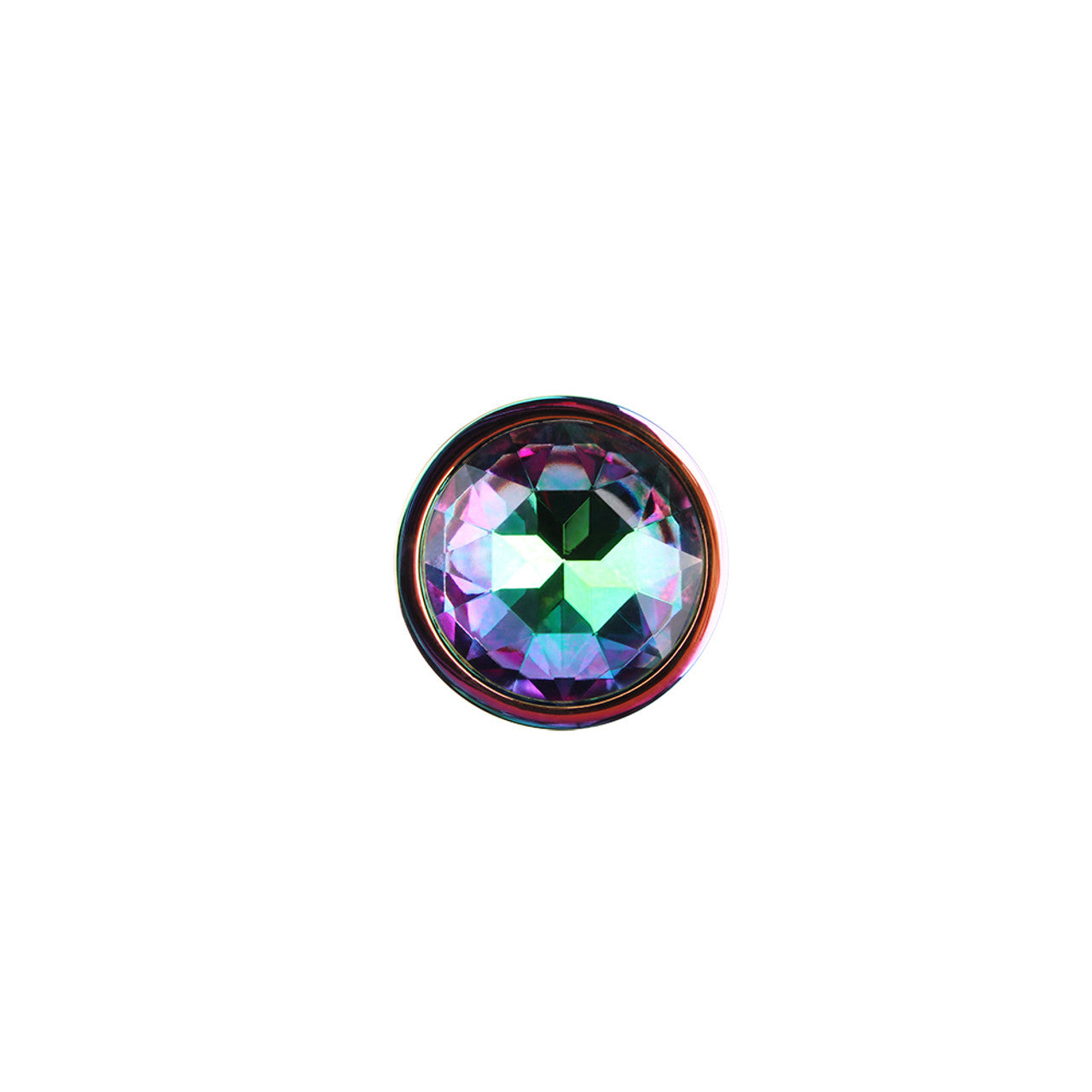 261464 - Jewelled Metel Butt Plug - 2.8 Inch - Just for you desires