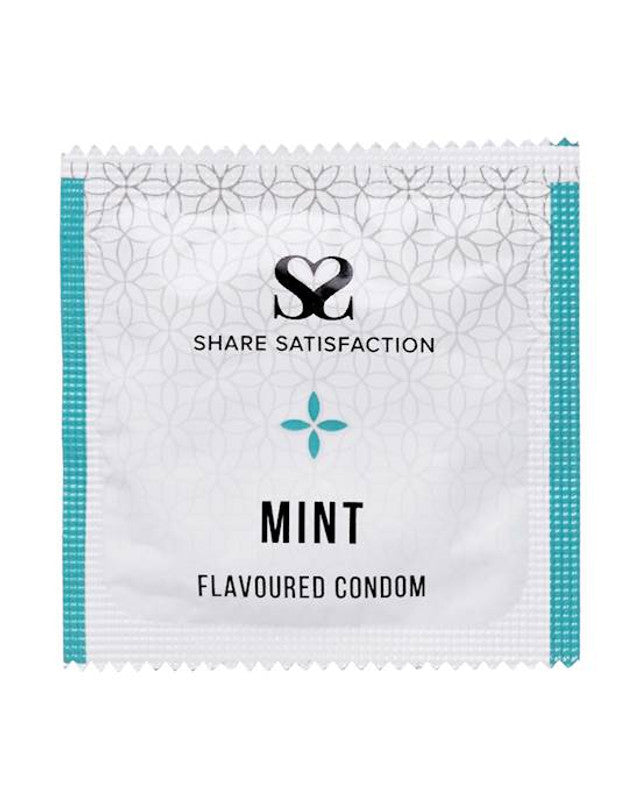 269829 - Share Satisfaction Mint Flavoured Condoms 3 Pack - Just for you desires
