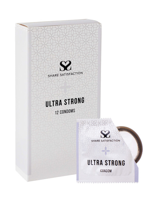 269833 - Share Satisfaction Ultra Strong Condoms 12 Pack - Just for you desires