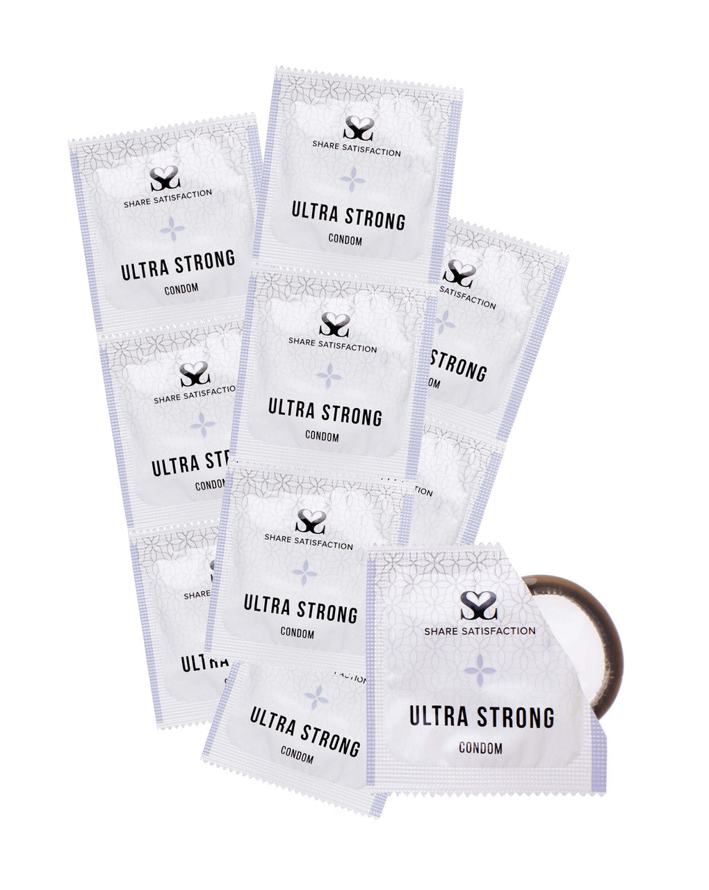 270271 - Share Satisfaction Ultra Strong Condoms 100 Bulk Pack - Just for you desires