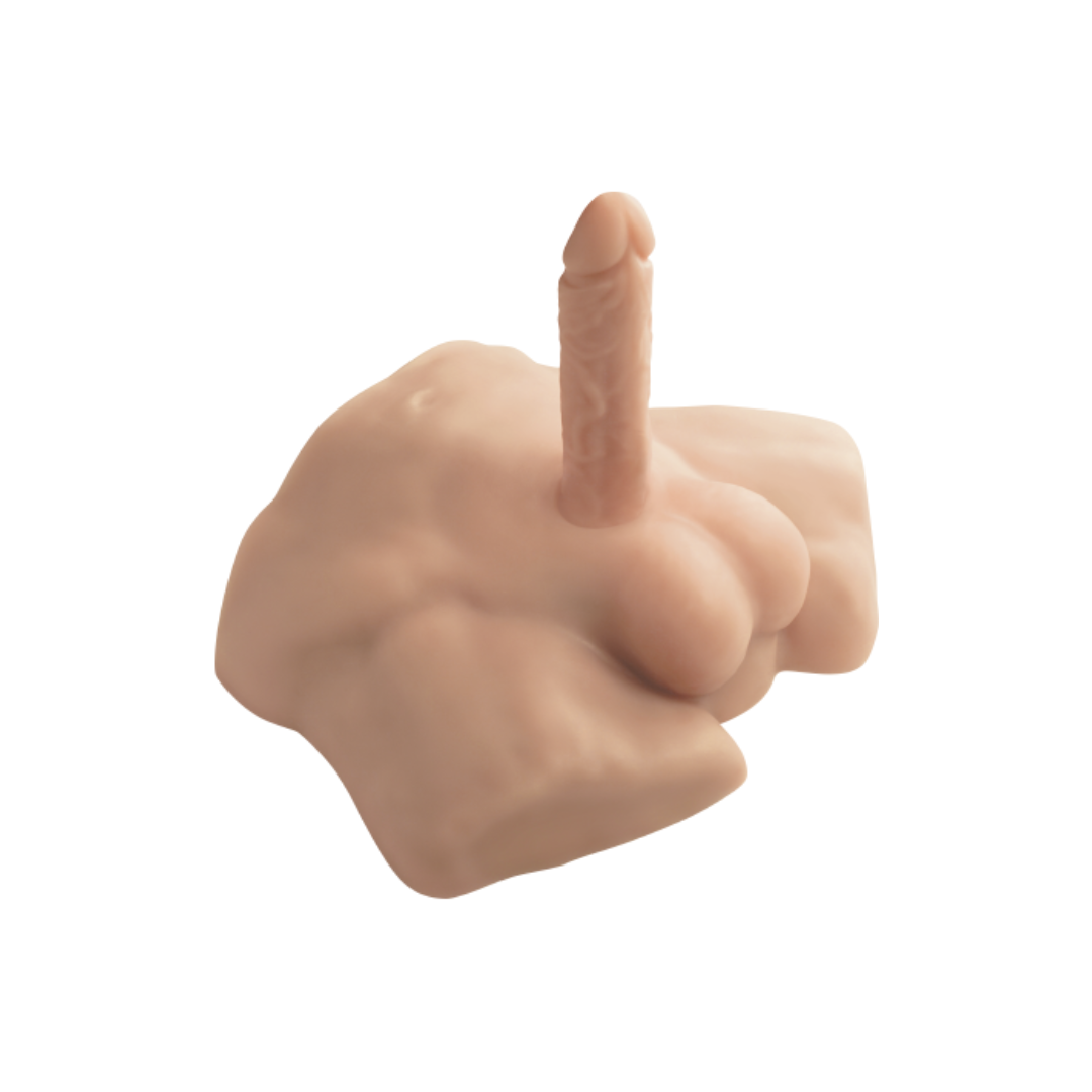 Silexd 7"" Apollo Half Torso + Dildo Liquid Silicone Flesh - Just for you desires