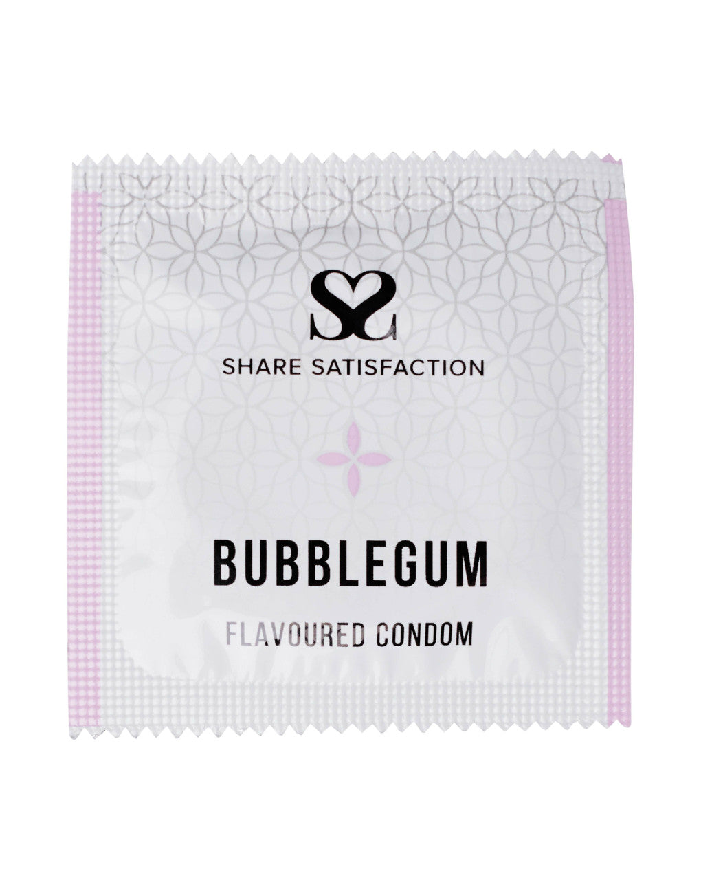 270277 - Share Satisfaction Bubblegum Flavoured Condoms 100 bulk Pack - Just for you desires