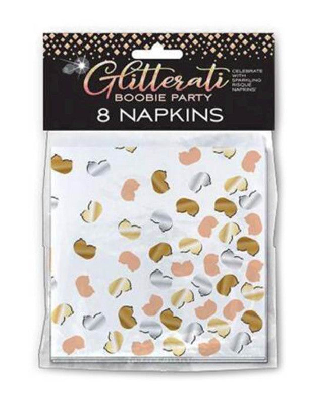 271259 - Glitterati Boobie Party Napkins - Just for you desires