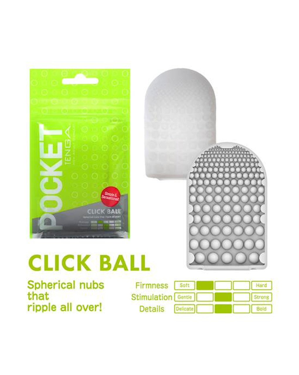 POCKET TENGA Click Ball - Just for you desires