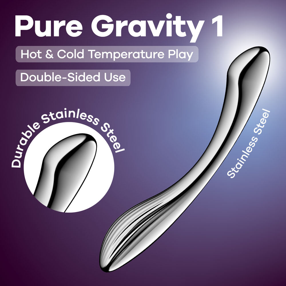 Satisfyer Pure Gravity 1 Silver - Just for you desires