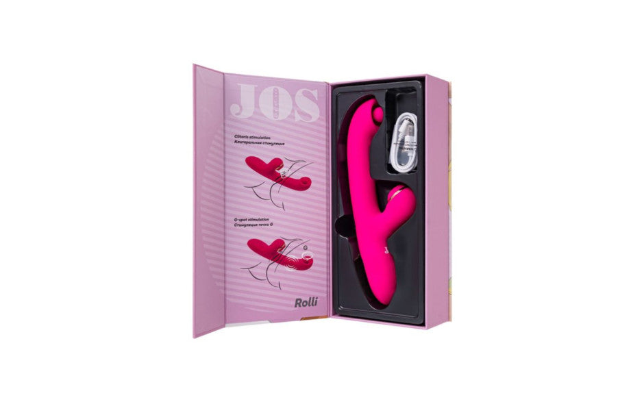 JOS Rolli Stimulating Ball Vibrator with Vaccuum Clitoral Stimulator - Just for you desires