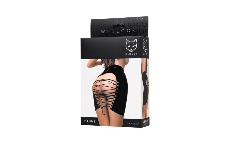 Glossy Leanne Mini Skirt