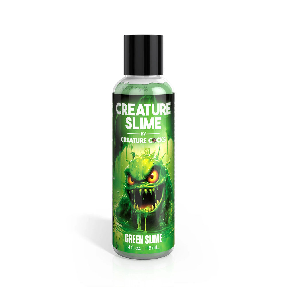 Creature Slime by Creature Cocks - Green Slime - Green Water Based Lubricant - 118 ml Bottle - Just for you desires