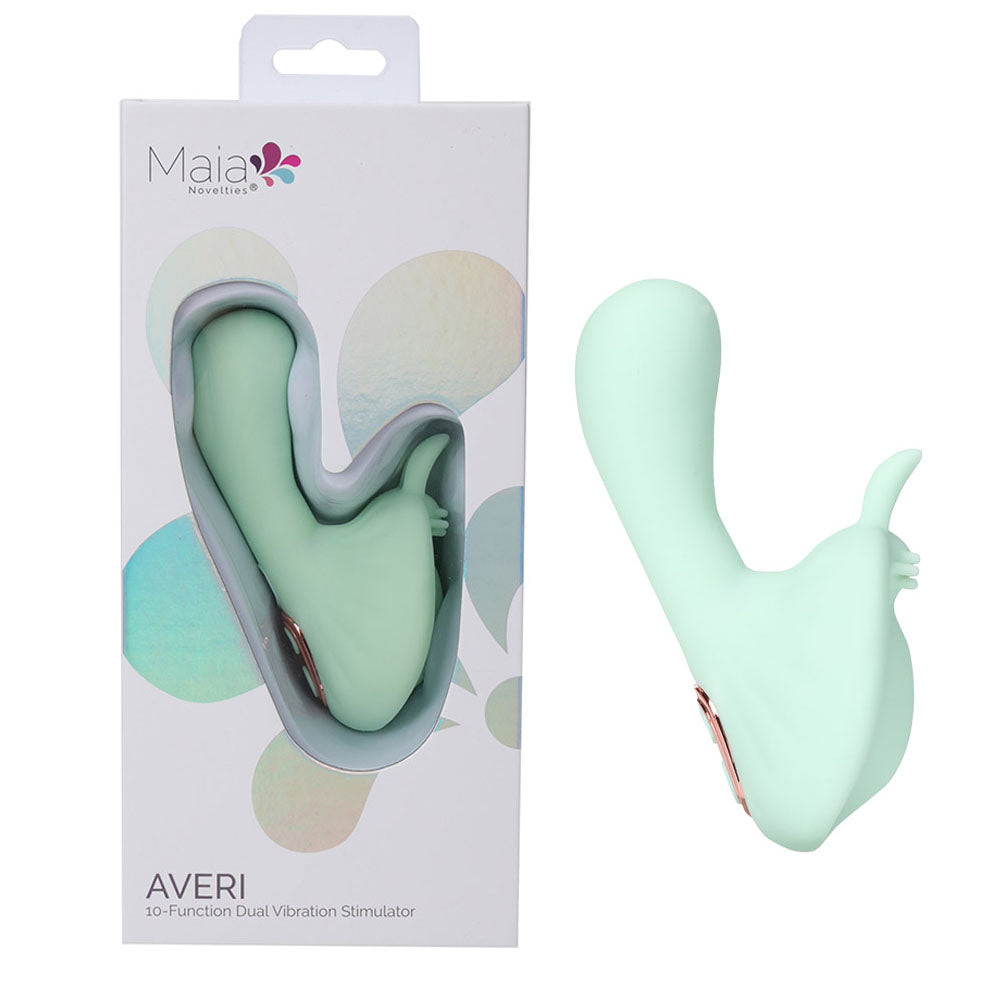 Maia AVERI - Green - Green USB Rechargeable Vibrator - Just for you desires