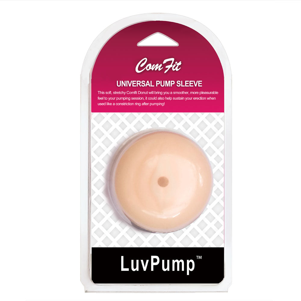 LuvPump ComFit Universal Pump Sleeve - Flesh - Flesh Vagina Universal Penis Pump Sleeve - Just for you desires