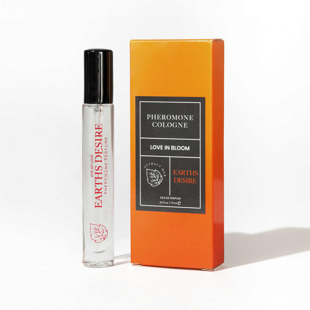 Eye Of Love Love In Bloom Earths Desire Pheromone Cologne - 10ml - Cypress & Bergamot Scented Pheromone Cologne for Men to attract Women - 10 ml Spray - Just for you desires