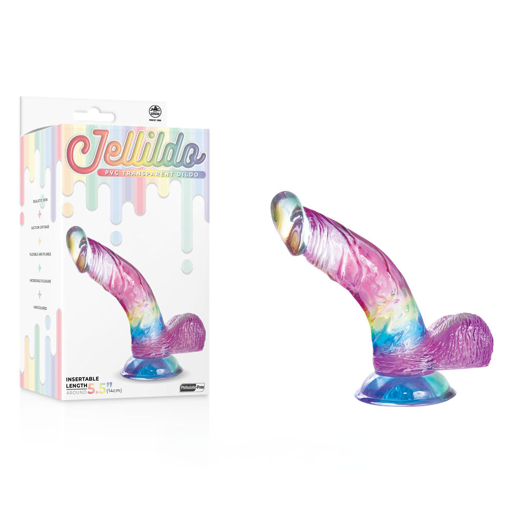 Jellido 14cm Curved Dildo - Clear Coloured 14 cm Dildo - Just for you desires