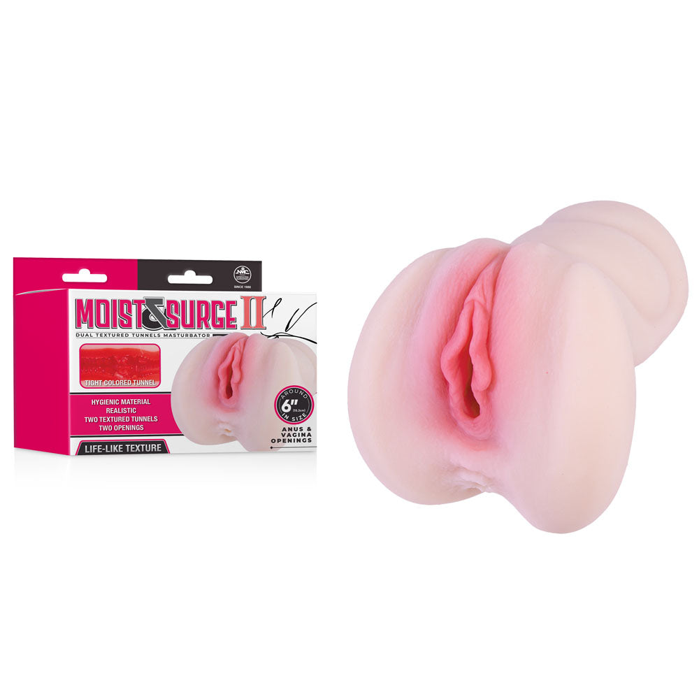 Moist & Surge II - Flesh Dual Layer Vagina Stroker - Just for you desires