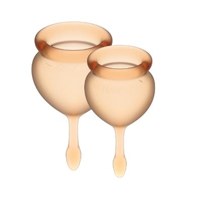 Satisfyer Feel Good Menstrual Cup (Orange) - Just for you desires