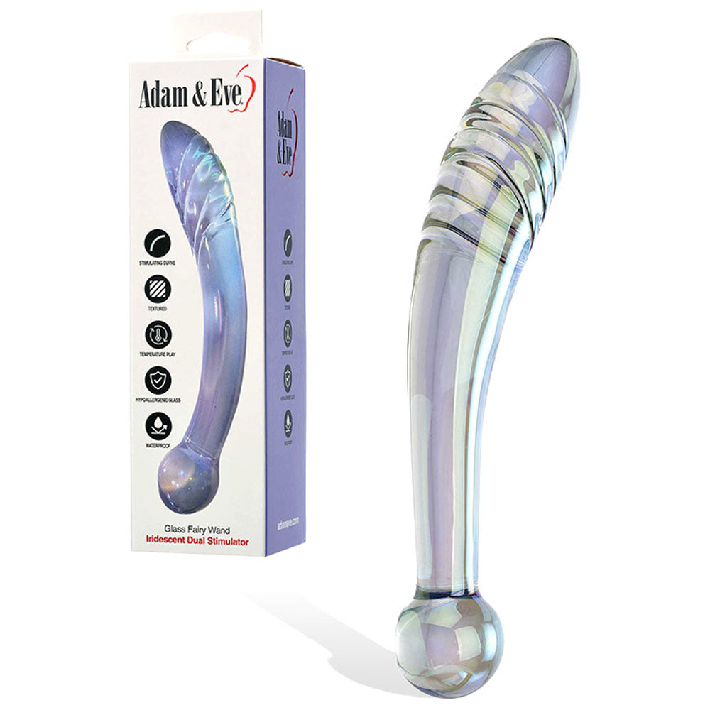 Adam & Eve FAIRY WAND - 22 cm Glass Dildo - Just for you desires