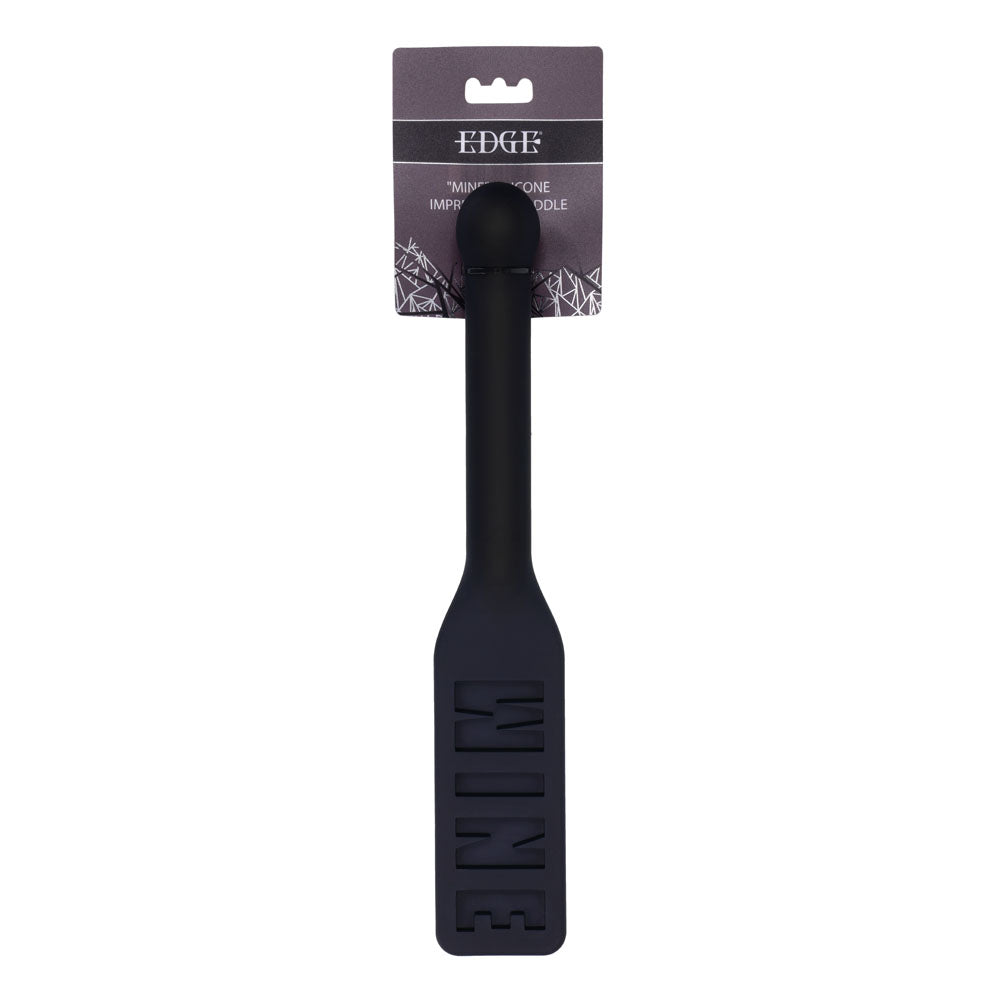 EDGE MINE Silicone Paddle - Black Spanking Paddle - Just for you desires