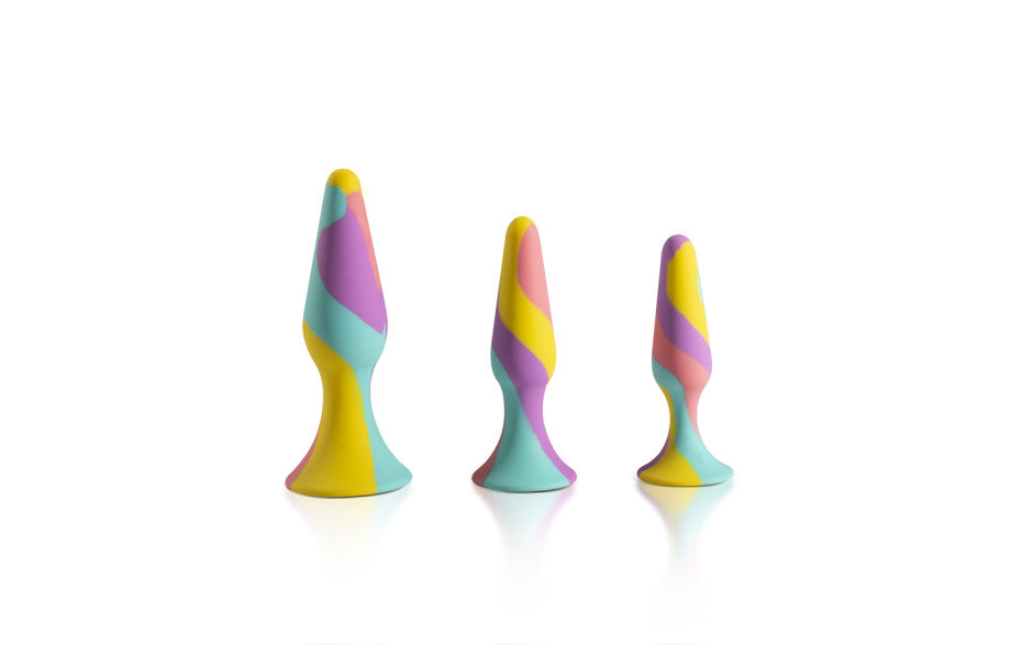 TriPlugs 3 Pc Silicone Anal Training Kit - Just for you desires