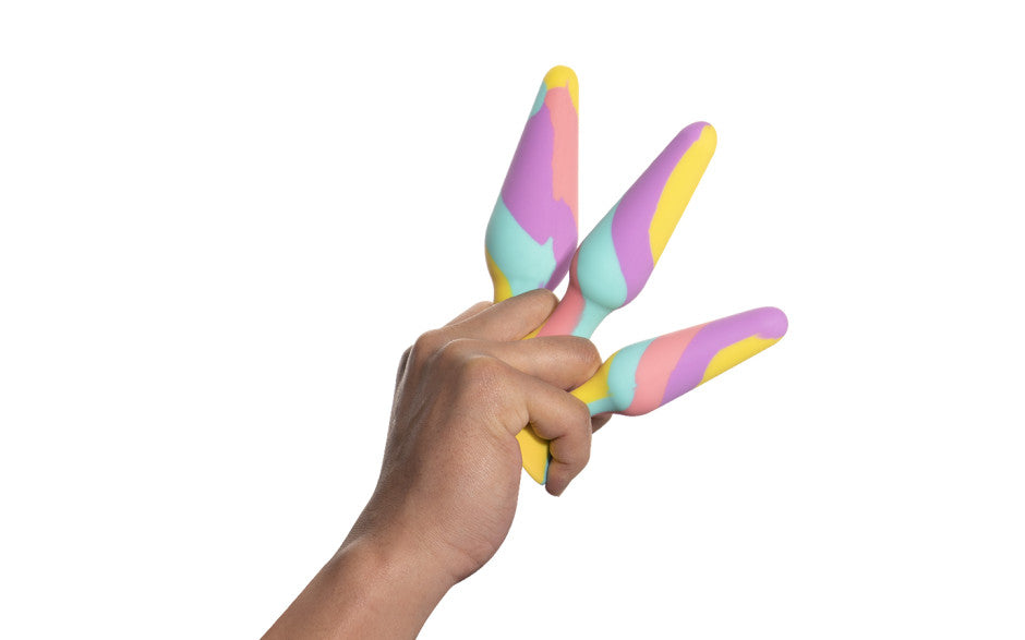 TriPlugs 3 Pc Silicone Anal Training Kit - Just for you desires