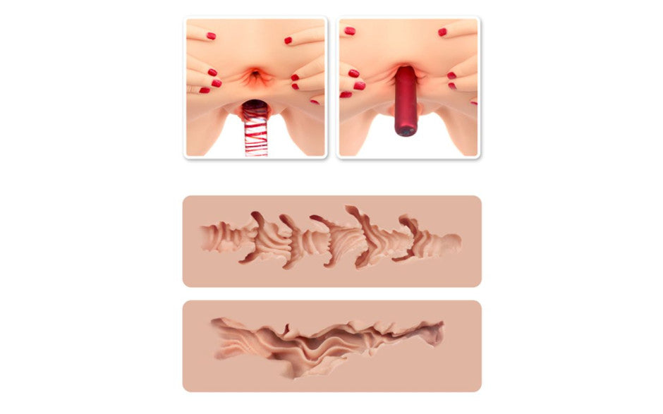 Spread Me Pussy and Anal Masturbator Torso Monica - Just for you desires