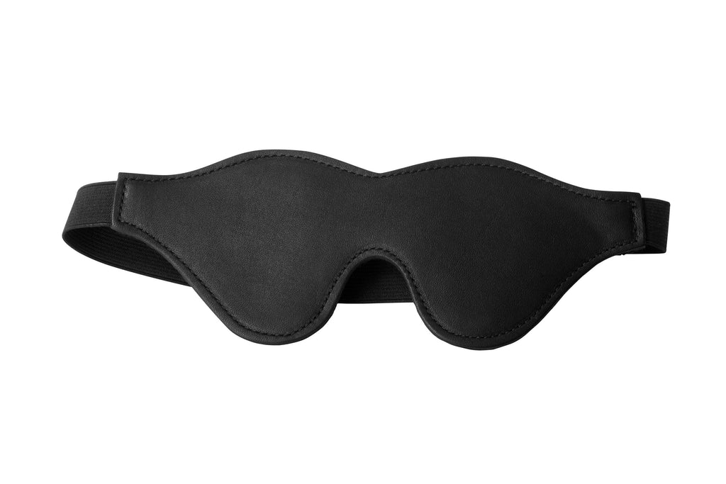 Black Fleece Lined Blindfold - Just for you desires