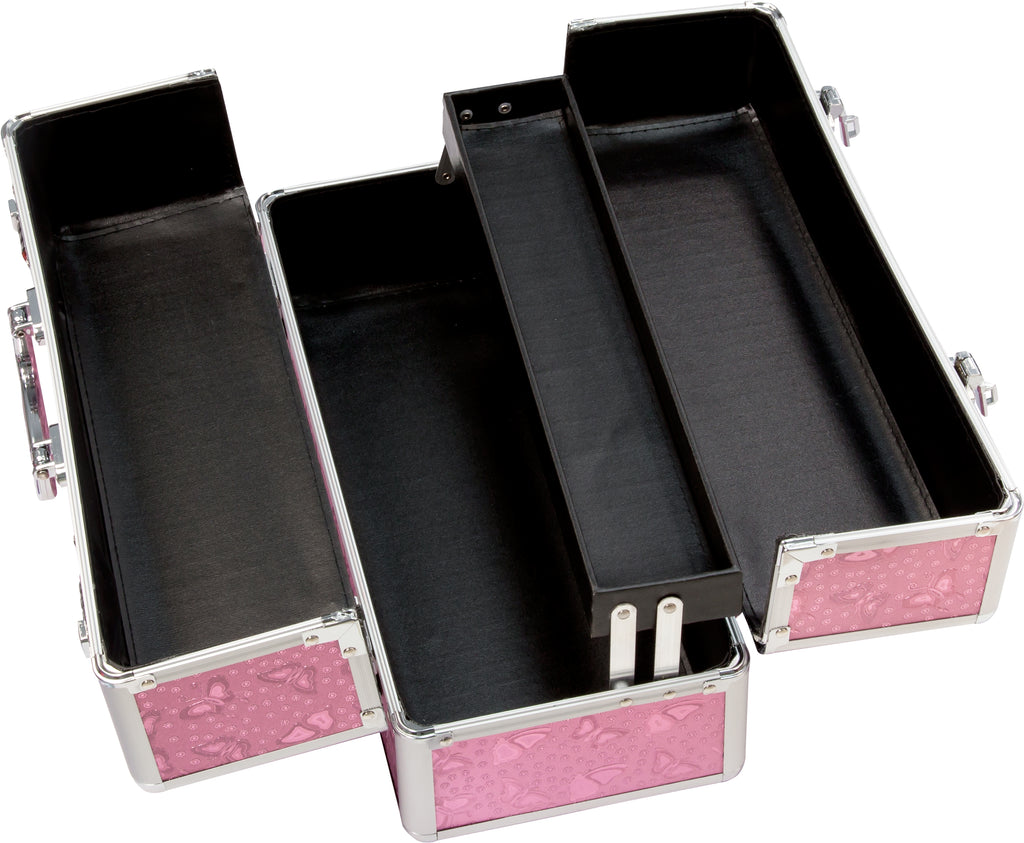 Lockable Large Vibrator Case Pink - Just for you desires