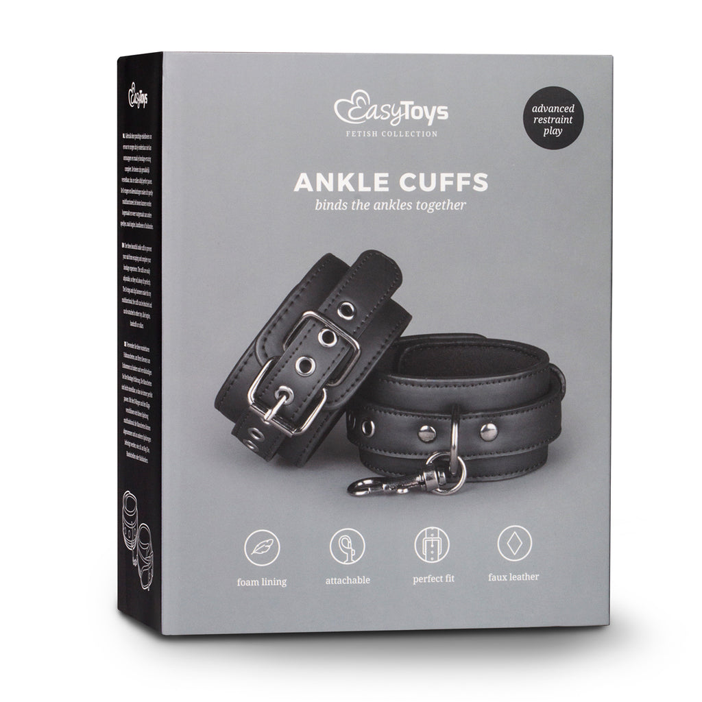Ankle Cuffs Black - Just for you desires