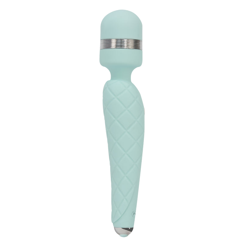 Pillow Talk Cheeky Wand Vibe With Swarovski Crystal Teal - Just for you desires