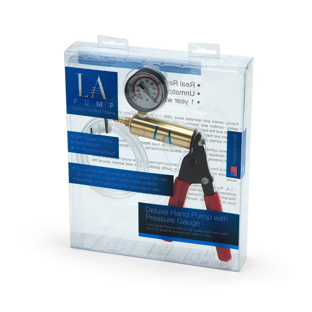 Deluxe Hand Pump with Gauge - Just for you desires