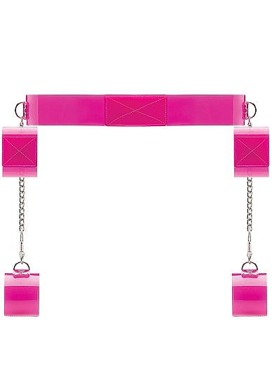 Pink Translucent Bondage Belt with Velcro - Just for you desires