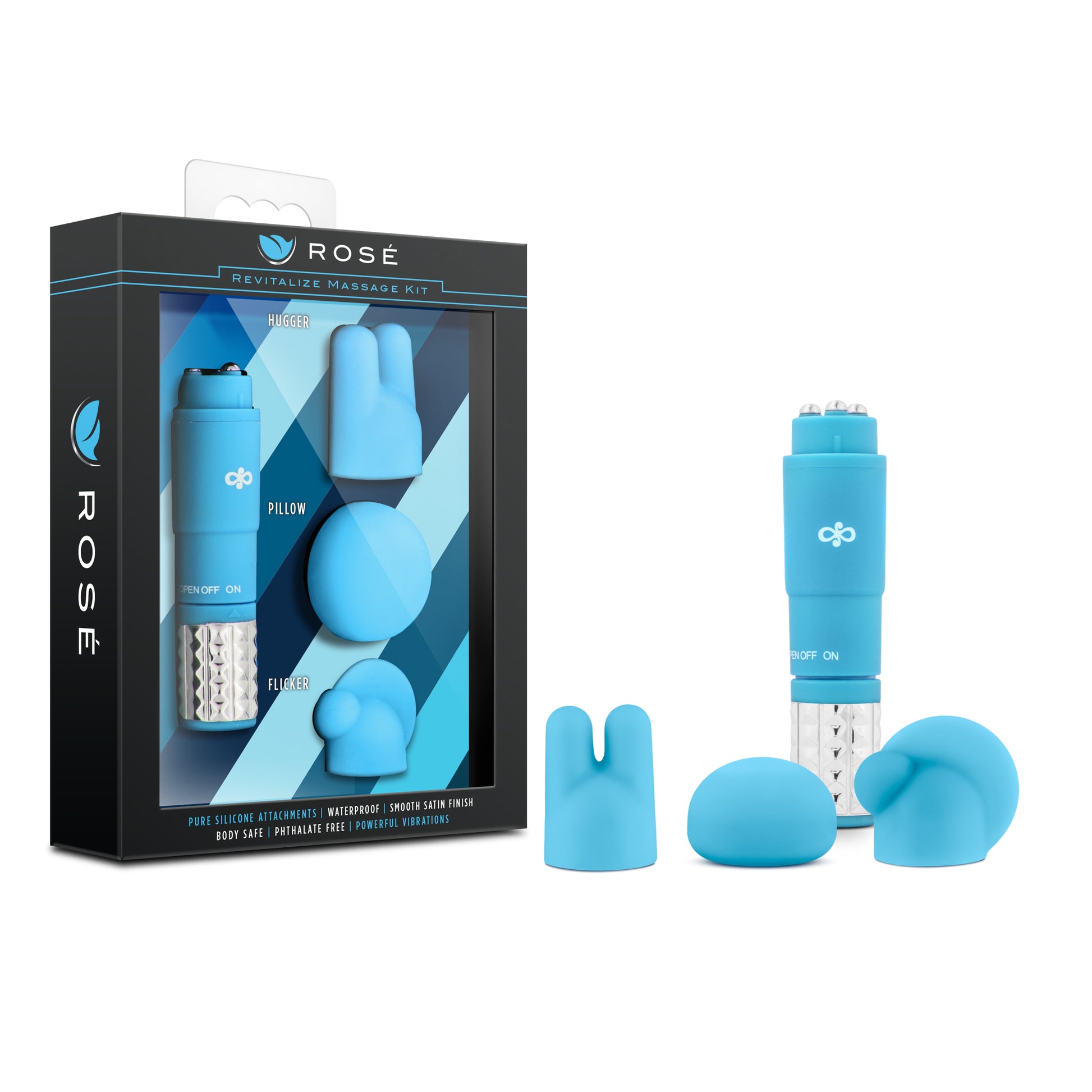 Rose Revitalize Massage Kit Blue - Just for you desires