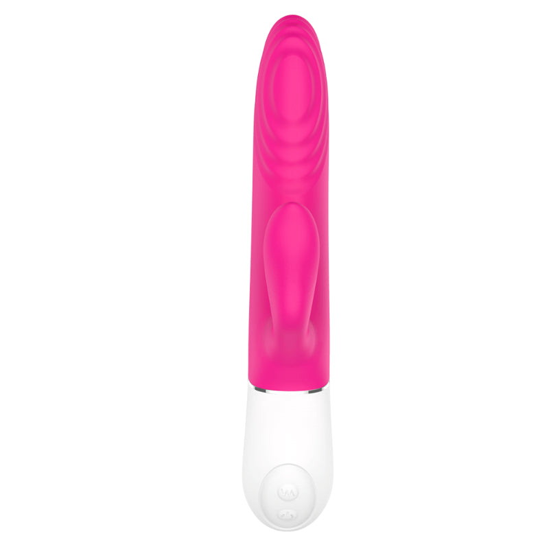 Lighter Thrusting Rabbit Vibrator - Pink - Just for you desires