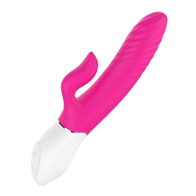 Lighter Thrusting Rabbit Vibrator - Pink - Just for you desires