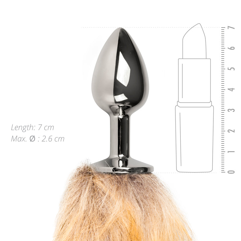 Fox Tail No. 1 Silver Plug - Just for you desires