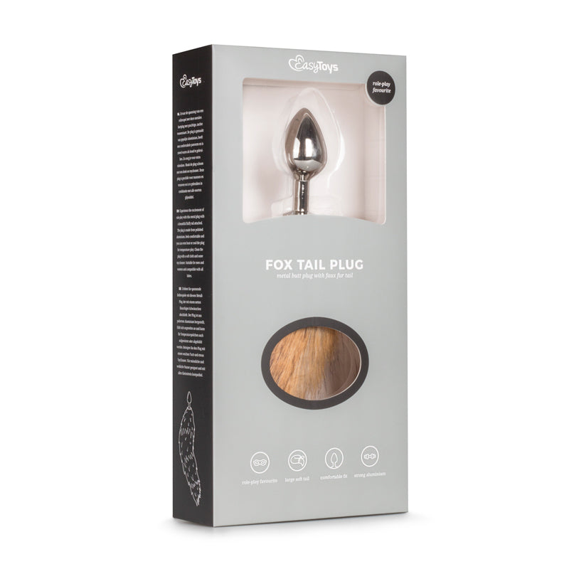 Fox Tail No. 2 Silver Plug - Just for you desires