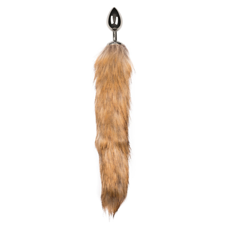 Fox Tail No. 2 Silver Plug - Just for you desires