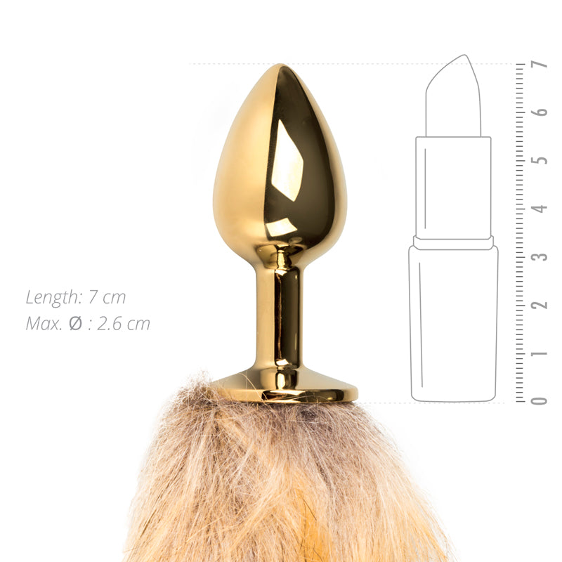 Fox Tail No. 1 - Gold Plug - Just for you desires