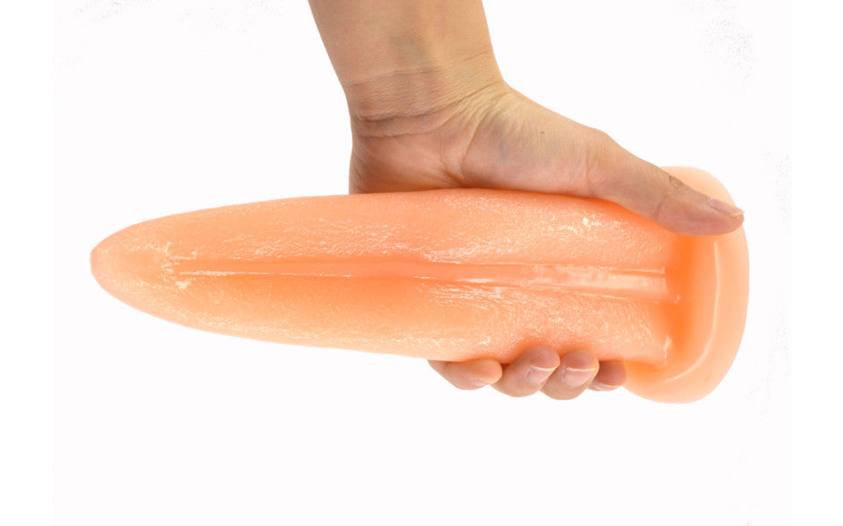 Tongue Shape Anal Plug Flesh - Just for you desires