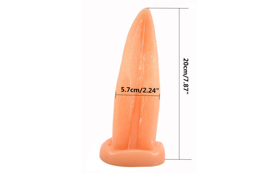 Tongue Shape Anal Plug Flesh - Just for you desires